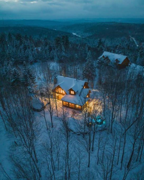 Private Hot Tub Sauna Ski Indoor Pool Nyctale Mille-Isles Εξωτερικό φωτογραφία