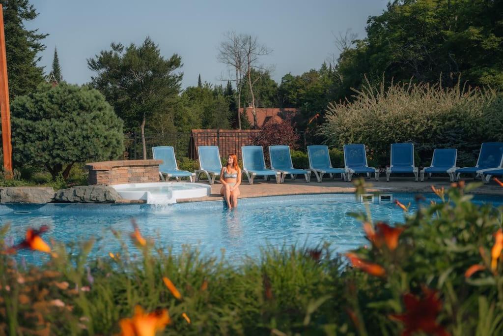 Private Hot Tub Sauna Ski Indoor Pool Nyctale Mille-Isles Εξωτερικό φωτογραφία