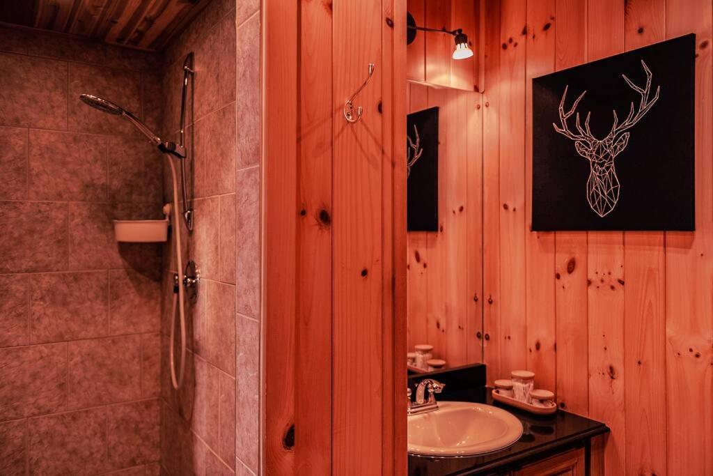 Private Hot Tub Sauna Ski Indoor Pool Nyctale Mille-Isles Εξωτερικό φωτογραφία