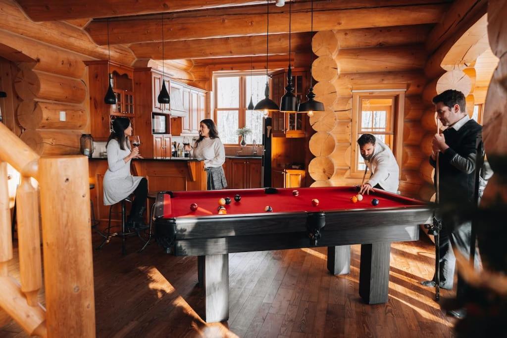 Private Hot Tub Sauna Ski Indoor Pool Nyctale Mille-Isles Εξωτερικό φωτογραφία