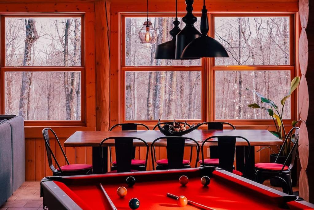 Private Hot Tub Sauna Ski Indoor Pool Nyctale Mille-Isles Εξωτερικό φωτογραφία