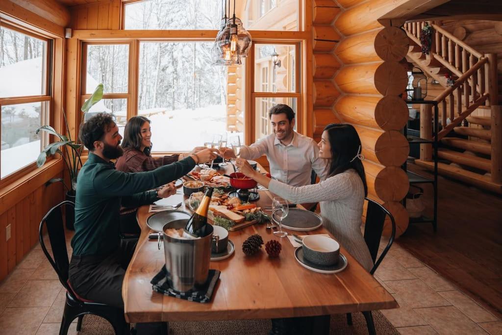 Private Hot Tub Sauna Ski Indoor Pool Nyctale Mille-Isles Εξωτερικό φωτογραφία