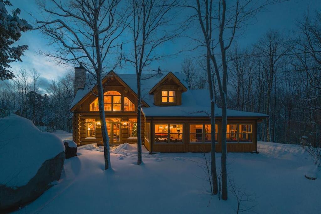Private Hot Tub Sauna Ski Indoor Pool Nyctale Mille-Isles Εξωτερικό φωτογραφία